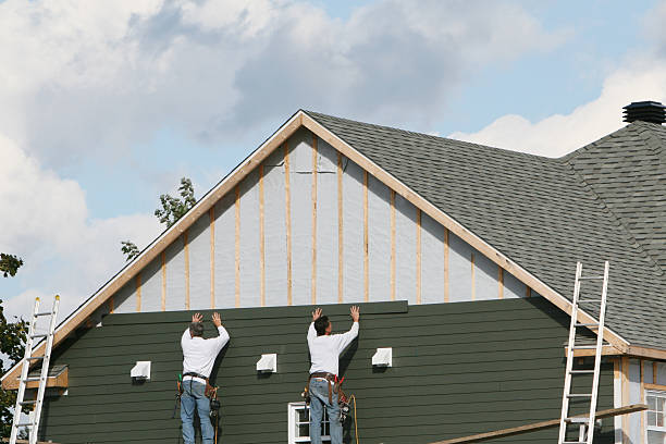 Professional Storm Damage Siding Repair technician working in Seaboard, NC